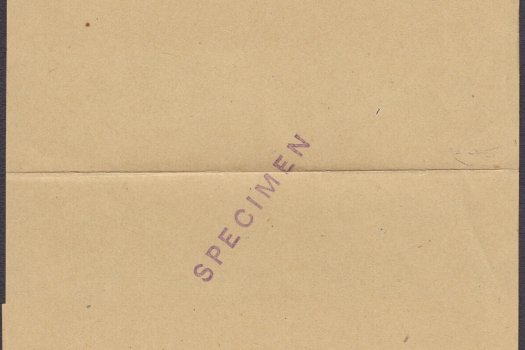 Barbados 1938 | Newspaper Wrapper 1d green (specimen) HG6