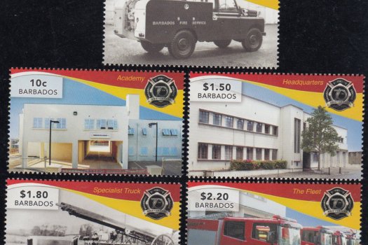 Barbados SG1532-1536 | 70th Anniversary of Barbados Fire Service 2025