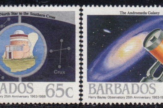 Barbados SG872-875 | 25th Anniversary of Harry Bayley Observatory (Used)
