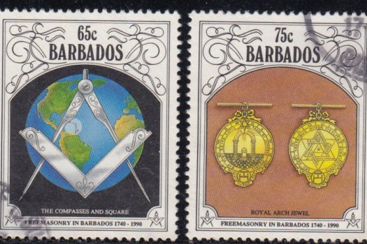 Barbados SG 956-959 | 250th Anniversary of Freemasonry in Barbados (Used)