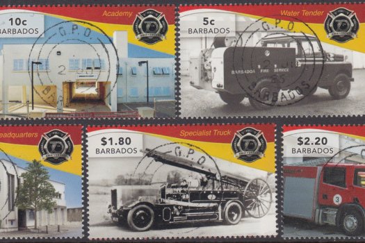 Barbados SG1532-1536 | 70th Anniversary of Barbados Fire Service 2025 (Used)