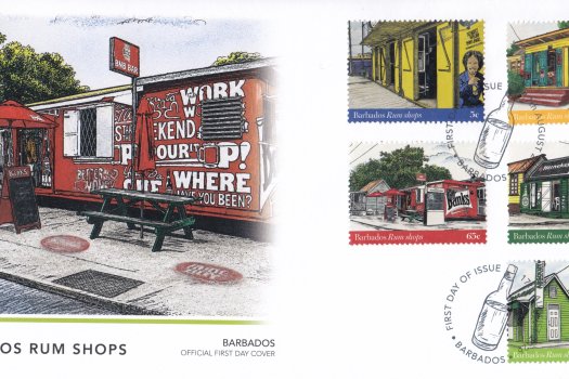 Barbados Rum Shops First Day Cover August 17th 2026